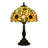 Pollark Tiffany Style Stained Glass Table Lamp