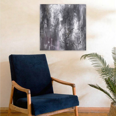 Silver Tide Abstract Contemporary Wall Art