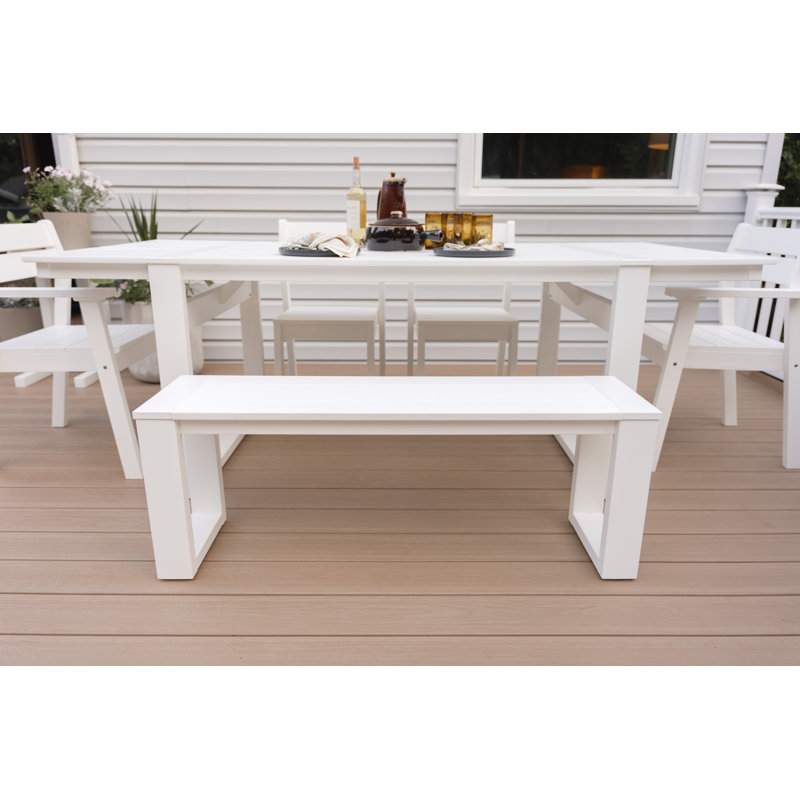 Calla Dining Bench, Sage, Light Grey