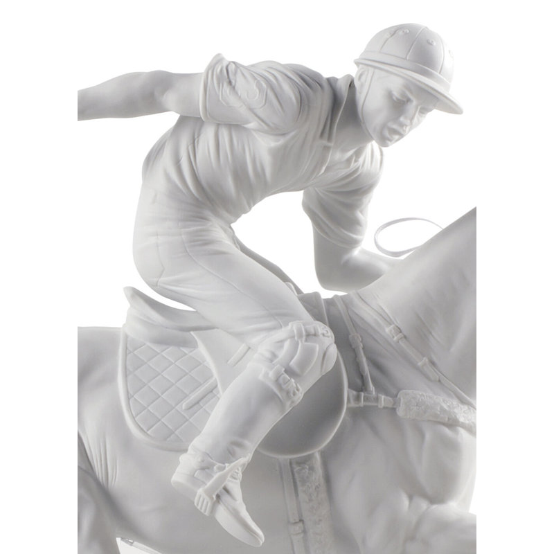 Statue de joueur polo
