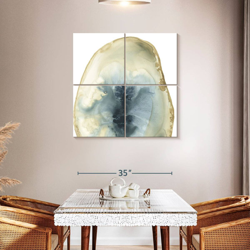 Avery Cropped Geodes II, 38" H x 38" W