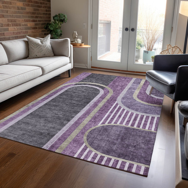 Purple Outdoor Rugs You'll Love | Wayfair