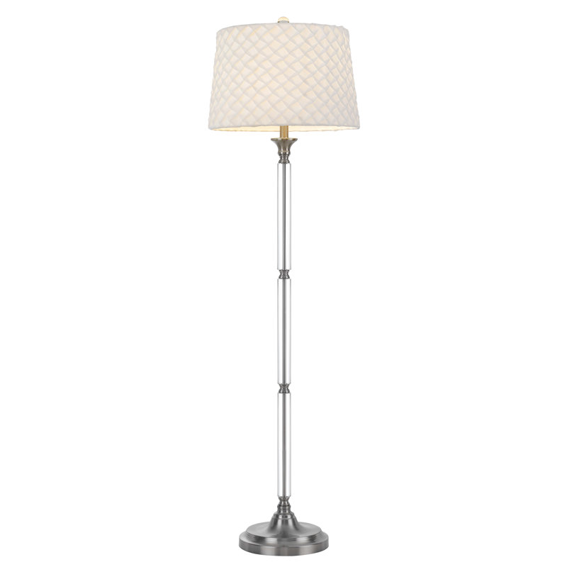 Ibaka 60'' Nickel Traditional Floor Lamp