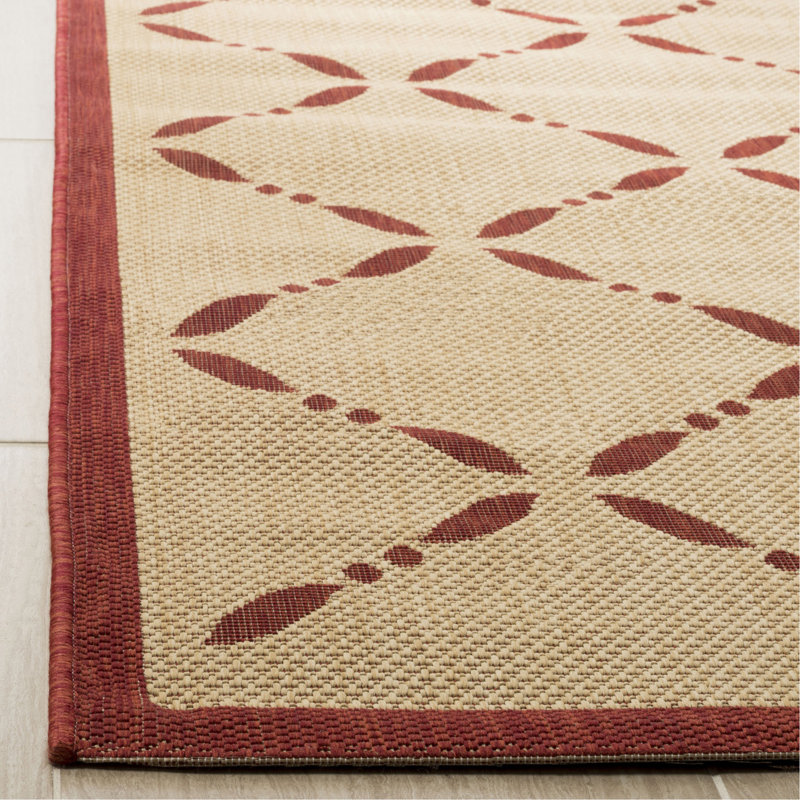 Coreatha Martha Stewart Performance Geometric Indoor/Outdoor Area Rug, Rectangle 2'7" x 5'
