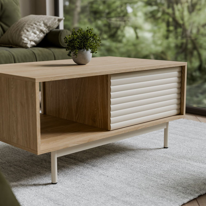 coffee table with storage compartment