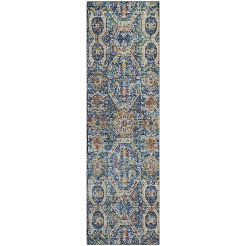 Premium Machine Washable Lyndhurst AMF1181 Global Rug, Runner 2'3" x 7'6"