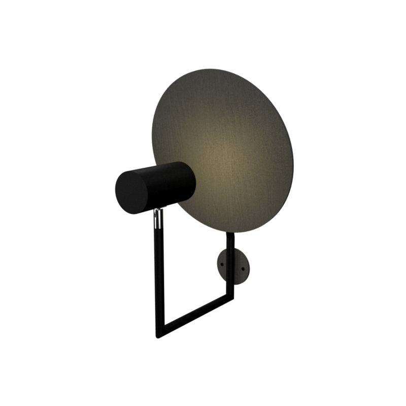 Applique murale à bras 1 lumière Dot, Gris organique
