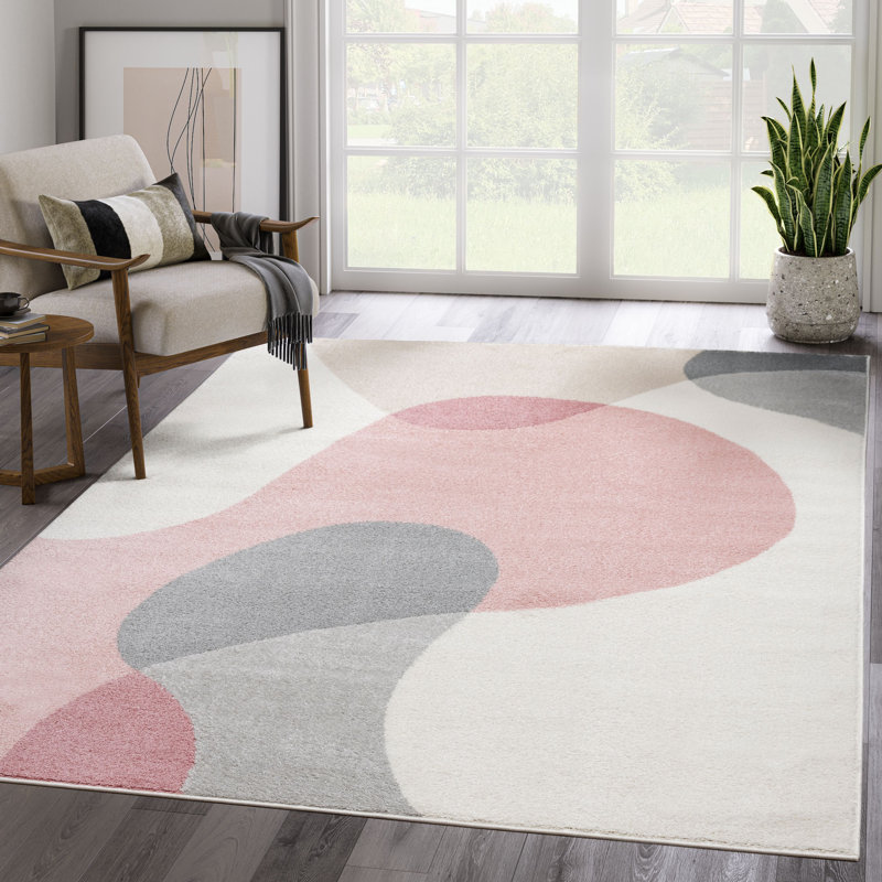 Tapis crème Thomasina DEC120A, Rectangle 7 pi 9 po x 10 pi 2 po