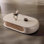 Solid wood creative advanced simple tea table