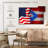 Borges Puerto Rico And USA Flag-107871990
