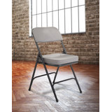 NPS® 3200 Series Premium 2-inch Fabric Upholstered Double Hinge Folding Chair Set of 4