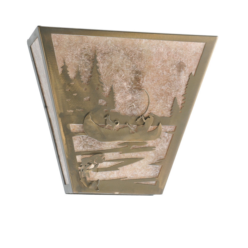2 - Light Flush Mounted Sconce
