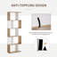 184.5cm H x 60cm W Geometric Bookcase-323084327