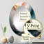 Irati - Modern Wall Mirror Oval-401094132