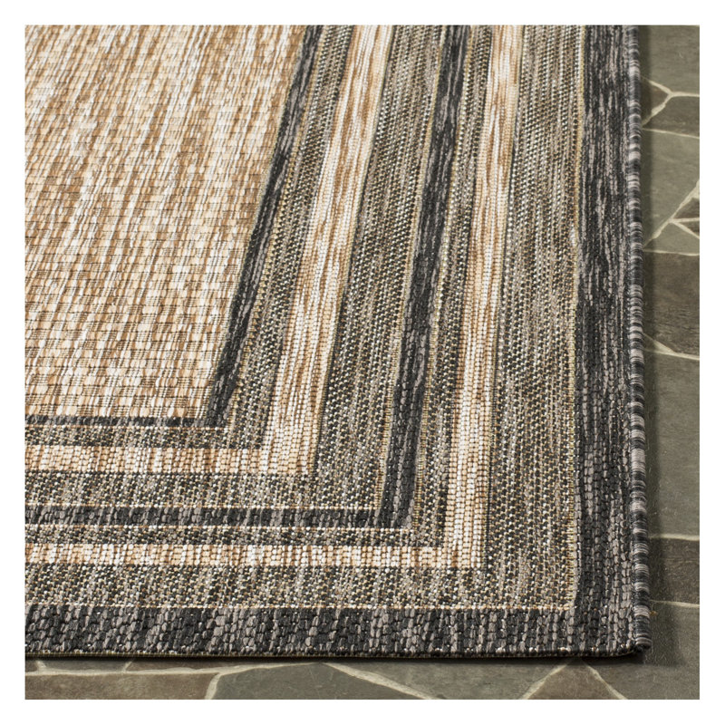 Tapis intérieur / extérieur à motif géométrique Sayde Performance, Tapis de couloir 2 pi 3 po x 20 pi