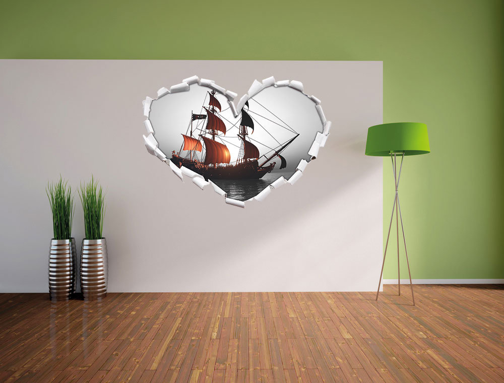 Wandtattoo Gewaltiges Segelschiff