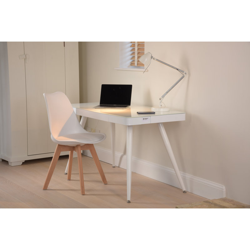 Tristan Glass Top Writing Desk
