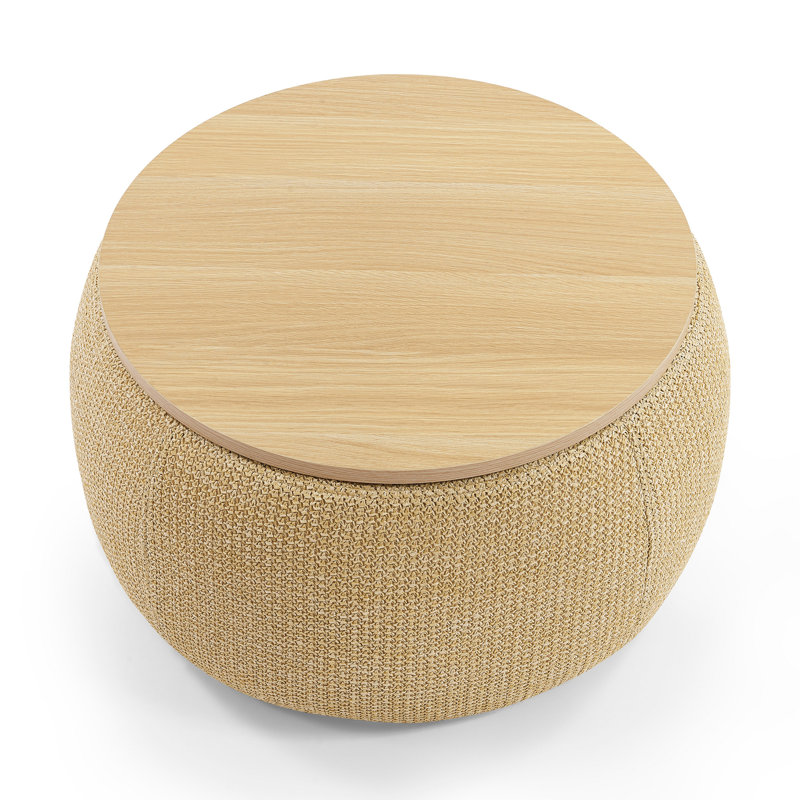 Table de bout Framhild Block, Beige