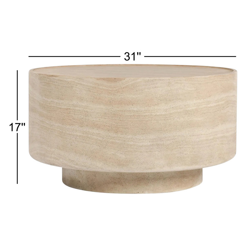 Mckenna Outdoor Round Coffee Table
