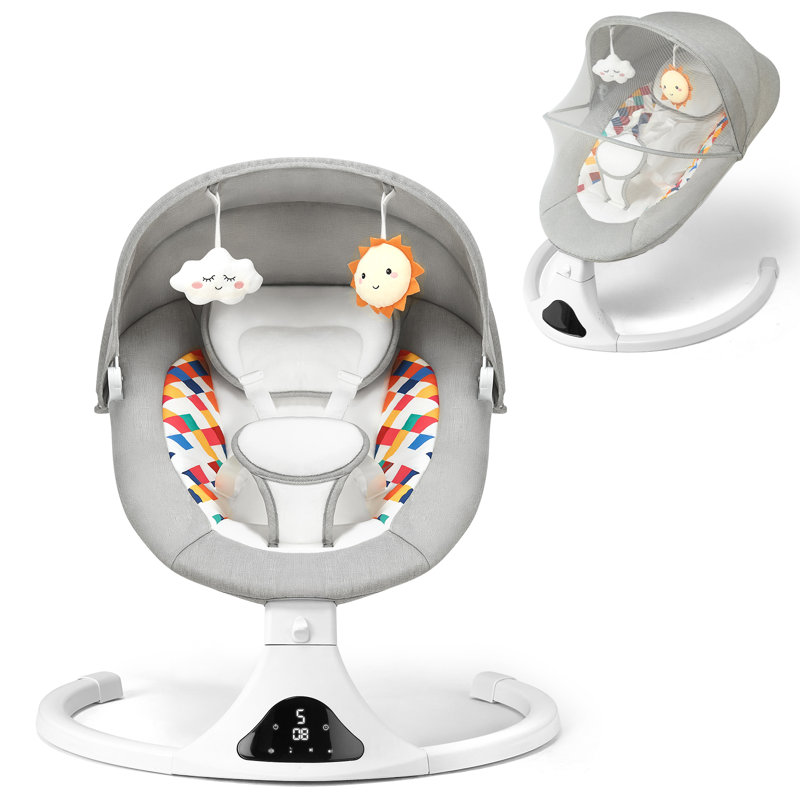 Balancelle pour bébé, balançoire Bluetooth avec télécommande
