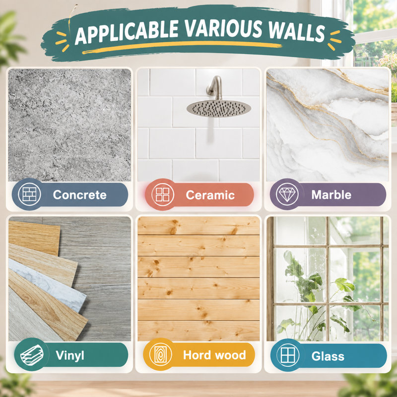 Tringle à rideaux à ressort blanche, réglable et extensible de 30 à 50 cm (12 à 20 pouces), diamètre de 1 cm (0,39 pouce), installation sans perçage pour portes et cuisines.