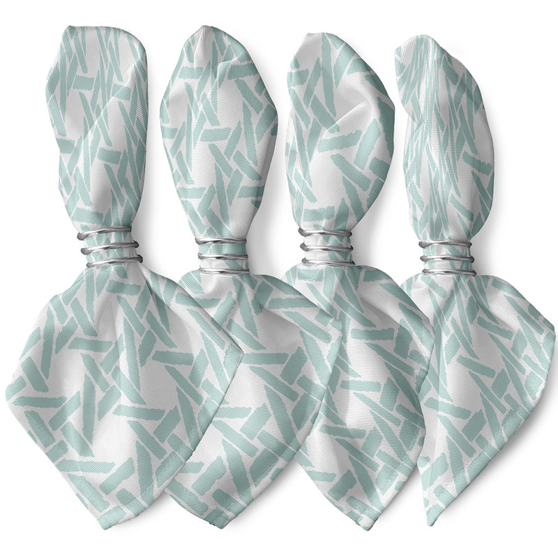 Ensemble de serviettes 4 pièces Josefien, Bleu