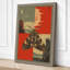 Locomotive at Night Geometric - Wrapped Canvas-357729000-357729054