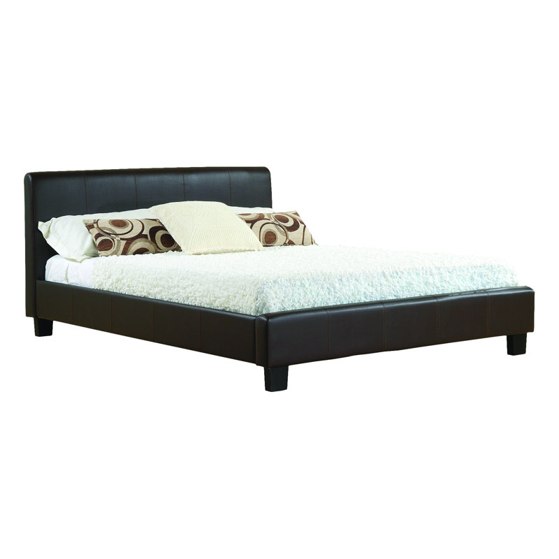 Upholstered Bed, Single (3'), Brown