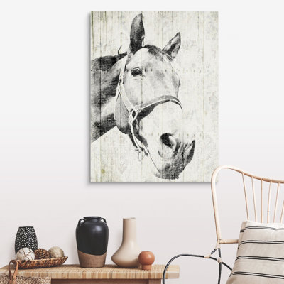 «Vintage Horse» par Jace Gray, reproduction sur toile
