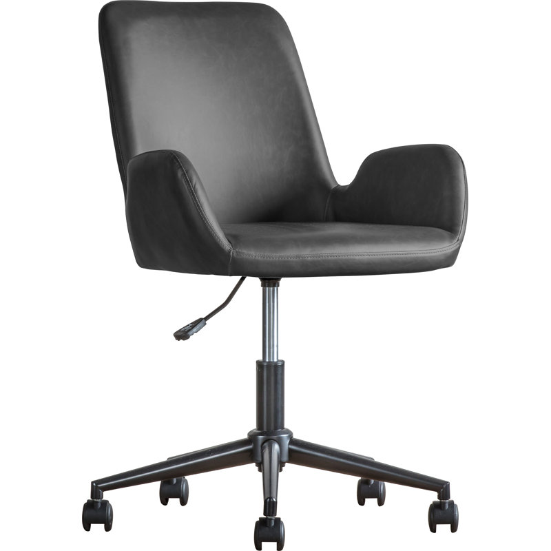 Wade Logan Sibbi Office Chair, Charcoal