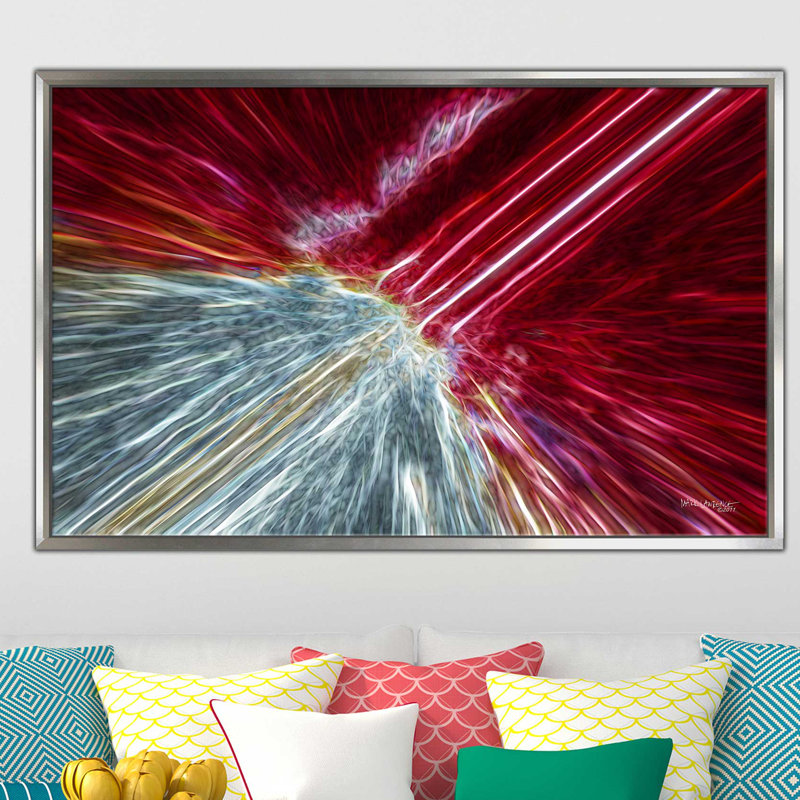 " Transformed. Romans 12:2 " by Mark Lawrence, 39.5" H x 63.5" W x 2" D, Silver Floater Frame