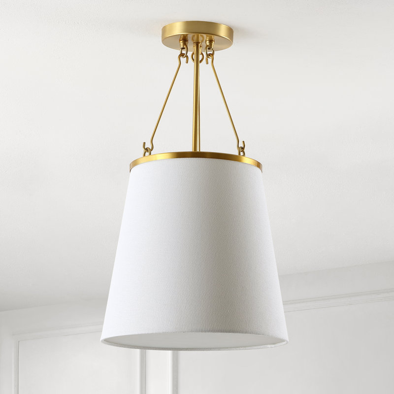 Vela 1 - Light Gold Cone Pendant