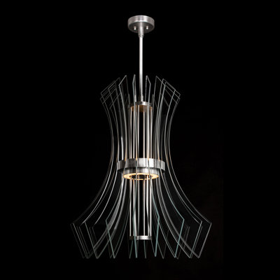 Luminaire suspendu géométrique à DEL unique à 3 lumières Newton