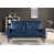 Velours bleu foncé sélectionné