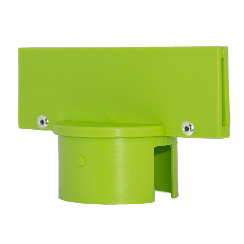 Adaptateur de plaque stanchion, H 2,07 po x l 4,5 po x P 3 po, Vert