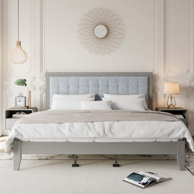Tête de lit tapissier en bois massif, une solution de couchage durable et élégante pour les chambres modernes avec un excellent support de matelas
