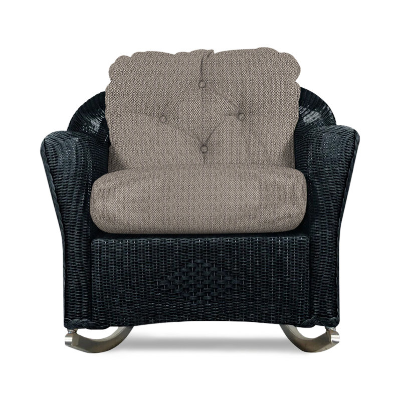 Reflections Outdoor Rocker Chair, Knix Granite, Ebony