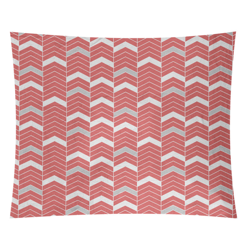 Tapisserie Stephenie, H 27,5 po x l 37,5 po, Rouge / Mauve