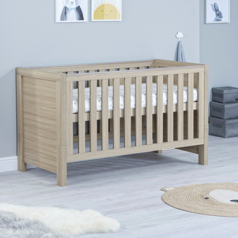 Luno Cot Bed, No, Oak