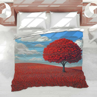 Tree Bedding Nature Comforter Contemporary