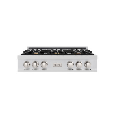 36" Natural Gas Cooktop with 6 Burners
