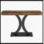 Table de vestibule étroite avec base géométrique-782163906
