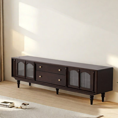 French Style Cherry Wood TV Stand