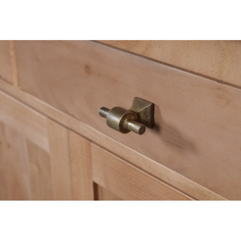 Emma 70" Solid Wood Sideboard, Oak Finish, Oak