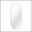 Miroir ovale 20 po x 33 po en métal avec verre HD et sécurité incassable, pour les intérieurs modernes-954741913-954741904