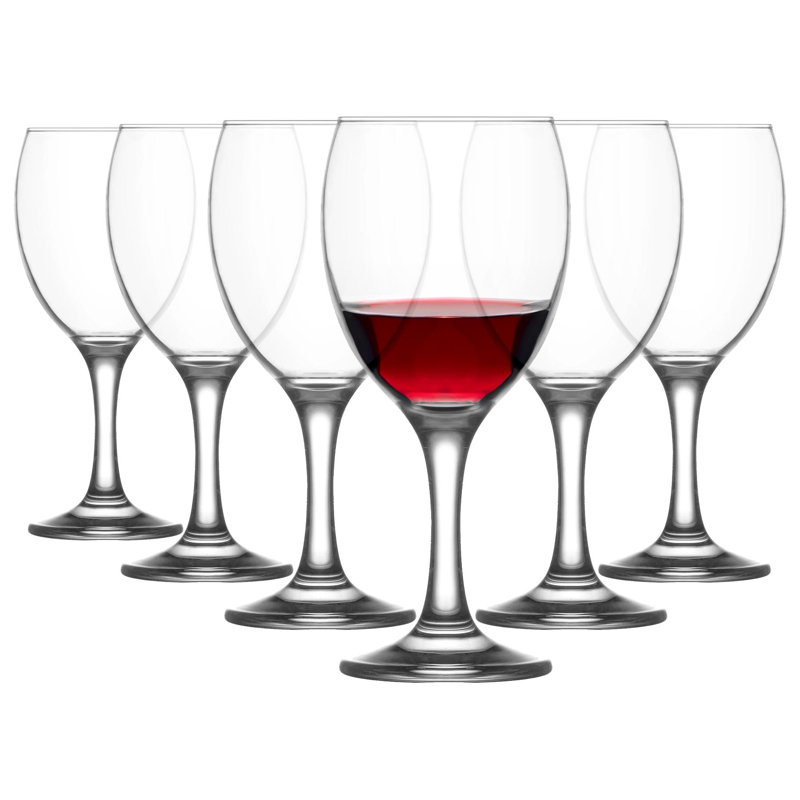 LAV 340ml Glass All Purpose Wine Glass Stemware, 340