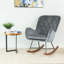 Chaise berçante moderne Mid-Century pour salon, bureau
