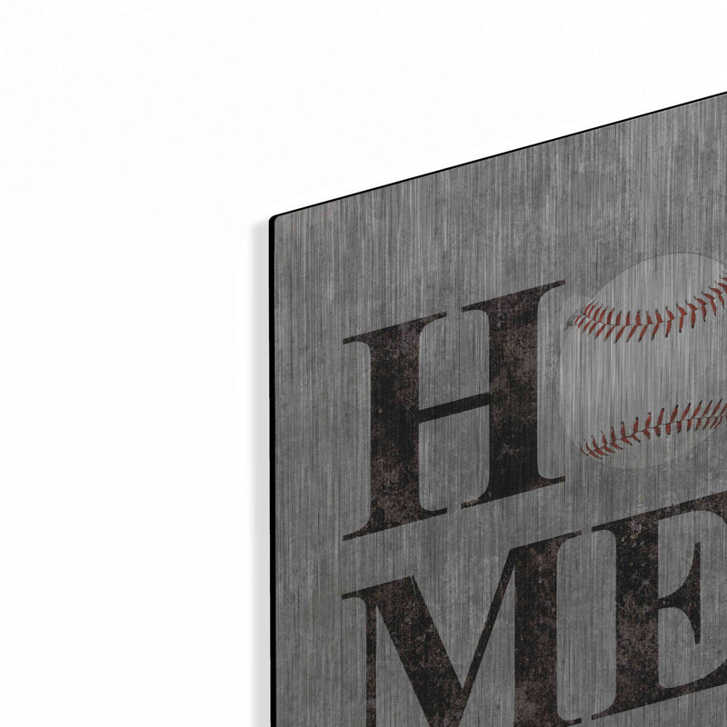 "Baseball ACCUEIL" par Susan Ball, H 16 po x l 12 po