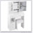 Compact 29.2-Inch Vanity Table With Sliding Drawer, Touch-Control LED Mirror, And Padded Stool For Small Spaces-828292208