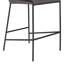 Deciderio Countertop Stool of 26.25" with metal feet-1677154368
